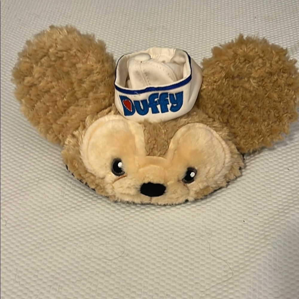 Disney Tan and White Duffy Plush  Hat